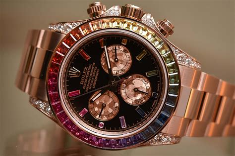 fake rolex daytona rainbow|rolex daytona rainbow everose gold.